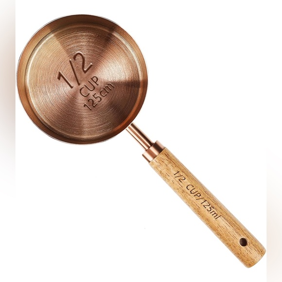 New! Rose Gold Measuring Cups and Coffee Canister - Picture 4 of 11